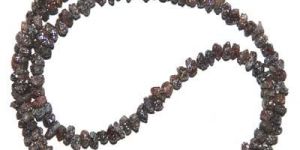 Natural Red Color Rough Diamond Beads