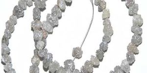 Natural White Rough Diamond Beads