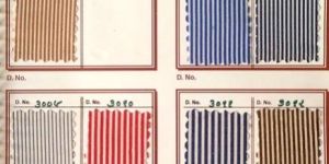 Striped Uniform Shirting Fabric