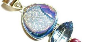 Silver Beaded Pendant