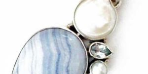 Silver Beaded Pendant