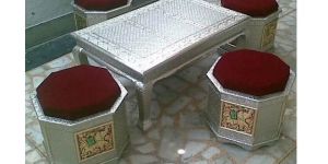 Center Table With Stools