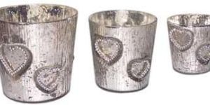 Glass T- Light Holders (ks-100-6096)