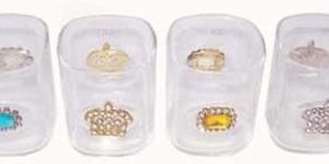 Glass T- Light Holders (ks-100-7347)