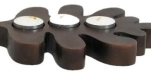 Wooden Candle Holder