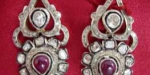 Diamond Polki Earrings (1041)