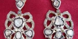 Diamond Polki Earrings (1042)