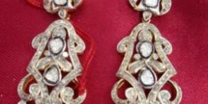 Diamond Polki Earrings (1050)