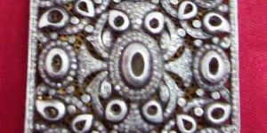 Diamond Polki Pendant (1065 BackView)