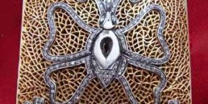 Diamond Polki Pendant (1065 Front View)