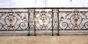 Wrought Iron Parapet Railing, Parapet Railing