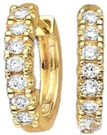 Studded Diamond Earrings