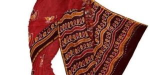 Batik Print  Saree