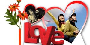 ACRYLIC TABLE LOVE FRAME