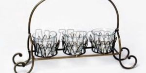 Votive Stand Wire Basket