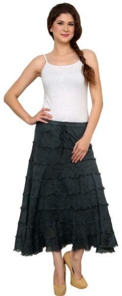 E070 Denim Ladies Skirt