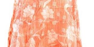 E096 Orange Ladies Skirt