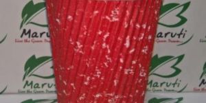 200ml Disposable Ripple Paper Glasses