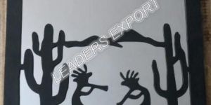 Two Kokopelli - Iron Wall Decor