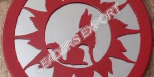 Wolf  Wall Decor- Round