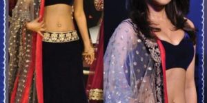 Orange Peach Lehenga