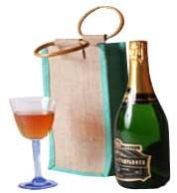 Jute Wine Bag