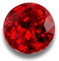 Round Shaped Ruby Gemstone