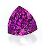 Trillion Amethyst Gemstone