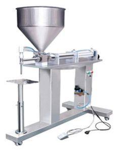 Semi-Auto Paste Liquid Filler Single Head (Simple Operation)
