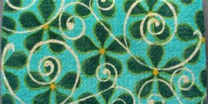 Stencilled Fibre Mats