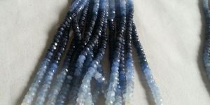 Blue Sapphire Shaded Beads