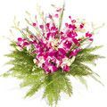 Purple Orchids Bouque