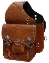 Brown Leather Saddle Bags