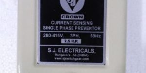 SINGLE PHASE PREVENTOR CROWN MODEL 7.5 H.P.