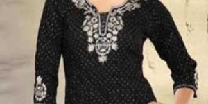 Designer Black Kurtis