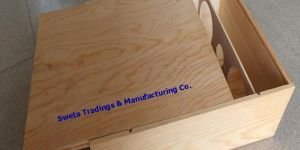Wooden Wine Box With Sliding Lid