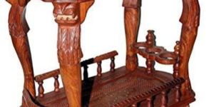 Shilpi Wooden Service Trolley