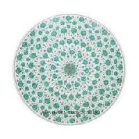 Marble Inlay Coffee Table