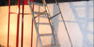 Aluminum Trolley Step Ladder