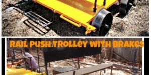 RAIL PUSH TROLLEY (With Brakes)