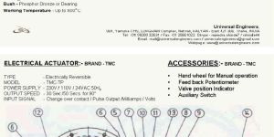 Motorised Butterfly Valve