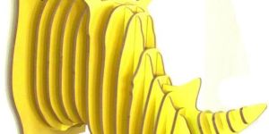 Rihino Wooden 3d Head