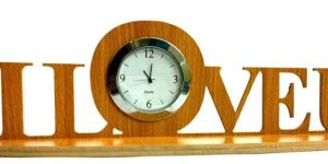 Wooden Table Clock