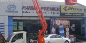 Articulated Aerial Lift Platform