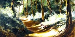 Light Shade Oil Painting