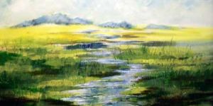 Springtime Oil Painting