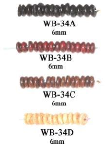 6mm Round Wooden Beads