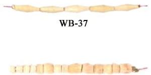 Beige 3mm Wooden Beads