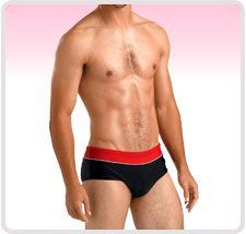 Mens Pure Cotton Plain Top Elastic Trunk Underwear