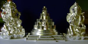 Silver Lakshmi Ganesh